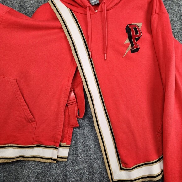 PUMA X JUNE AMBROSE Red High Court Hope Oversized Poncho Hoodie SIZE LARGE - Picture 7 of 16
